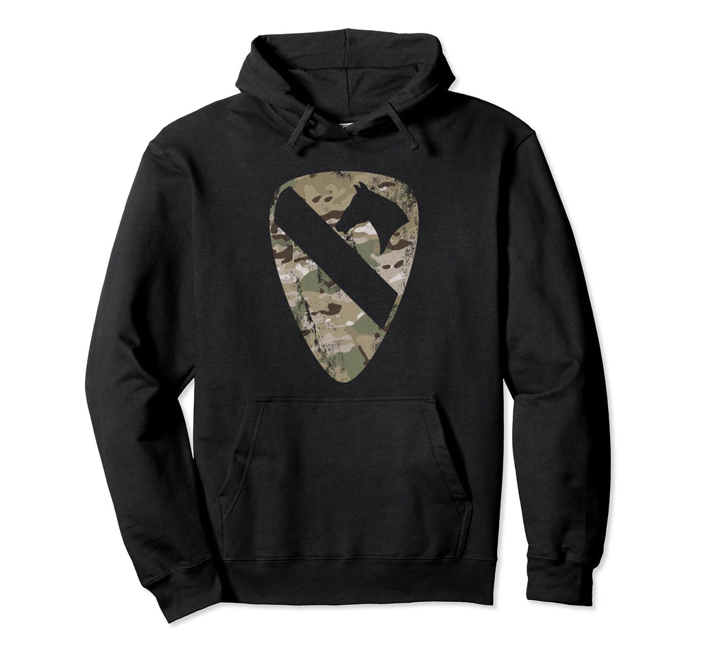 1St Cavalry Division Patch 1St Cav Hoodie - Novelty Apparel for Adults - T-Shirt, Sweatshirt, Hoodie