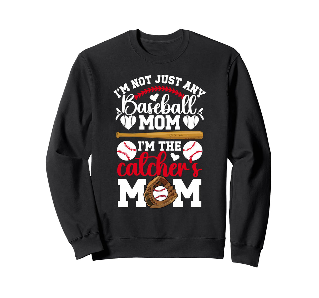 Im Baseball Catcher Mom Baseball Sweatshirt - Custom Art Print Unisex - T-Shirt, Sweatshirt, Hoodie