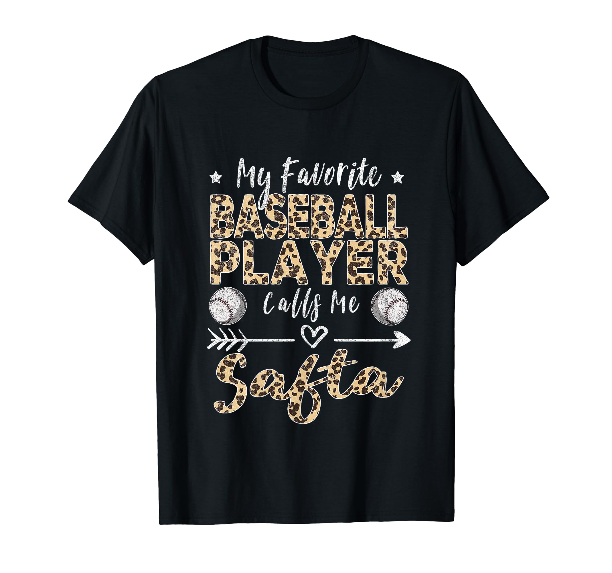 My Favorite Baseball Player Calls Me Safta T-Shirt - Trendy Graphic Unisex - T-Shirt, Sweatshirt, Hoodie