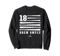 Drew Smyly Flag Atlanta Patriotic Sweatshirt - Unique Graphic for Adults - T-Shirt, Sweatshirt, Hoodie