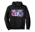 Groovy Birthday Party Boho Hippie Wavy Hoodie - Aesthetic Graphic Men Women - T-Shirt, Sweatshirt, Hoodie