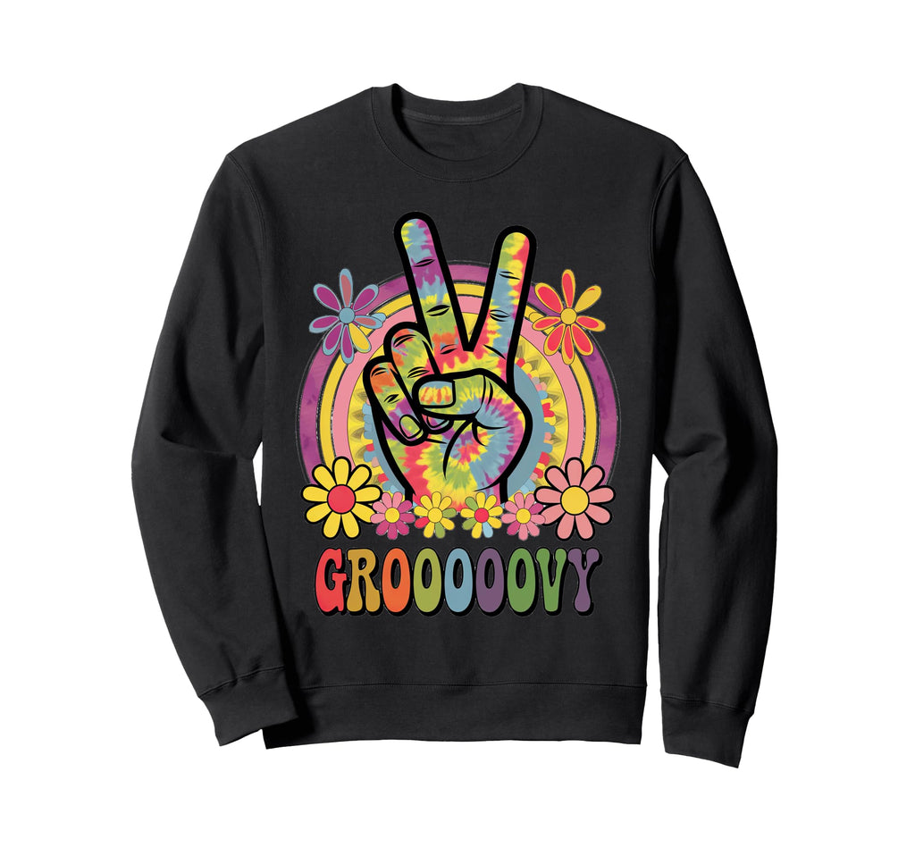 Groovy Grooooovy Discoball Party Sweatshirt - Fun Novelty Design for Adults - T-Shirt, Sweatshirt, Hoodie