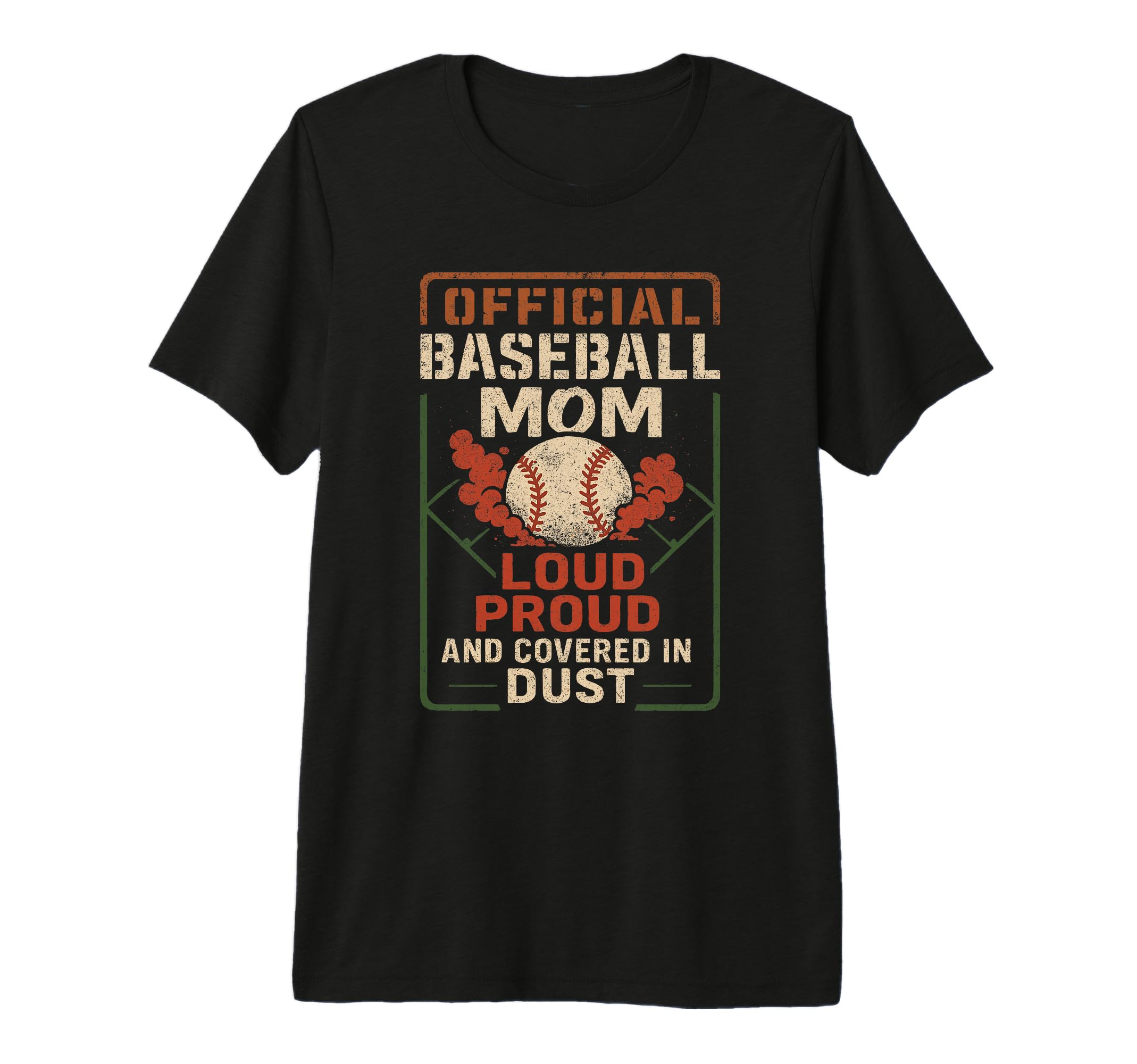 Baseball Mom Dugout Life Game Day T-Shirt - Unique Graphic Men Women - T-Shirt, Sweatshirt, Hoodie