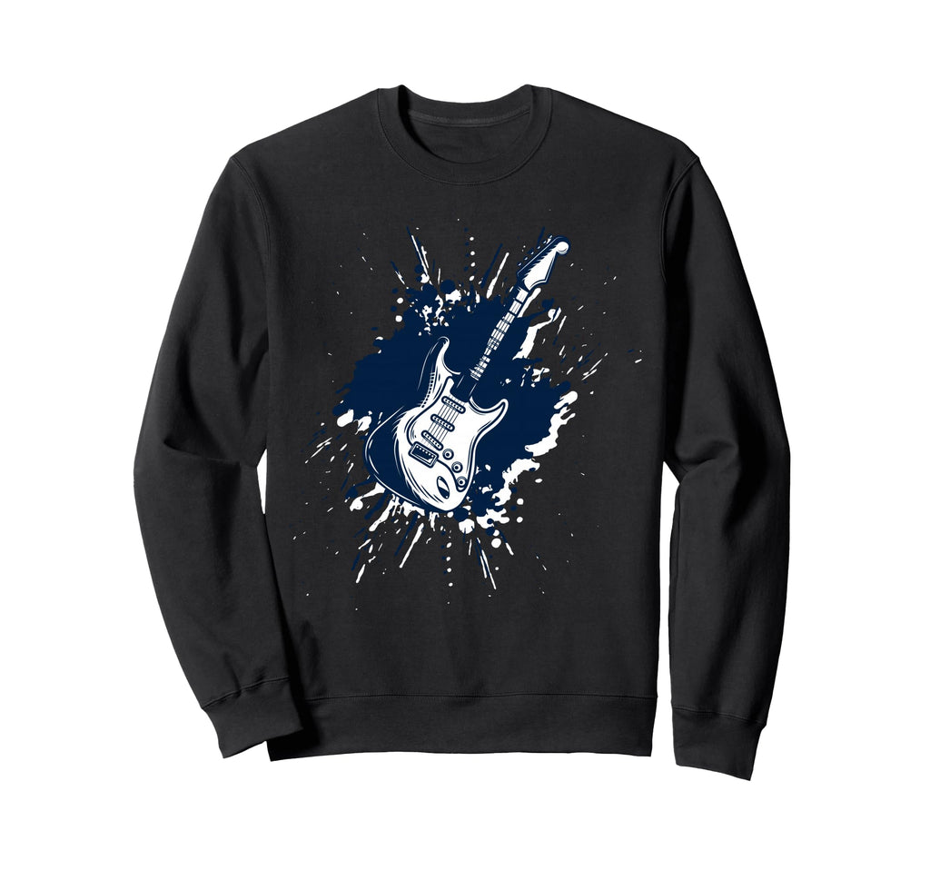 Guitar Splash Electric Acoustic Sweatshirt - Trendy Graphic Men Women - T-Shirt, Sweatshirt, Hoodie