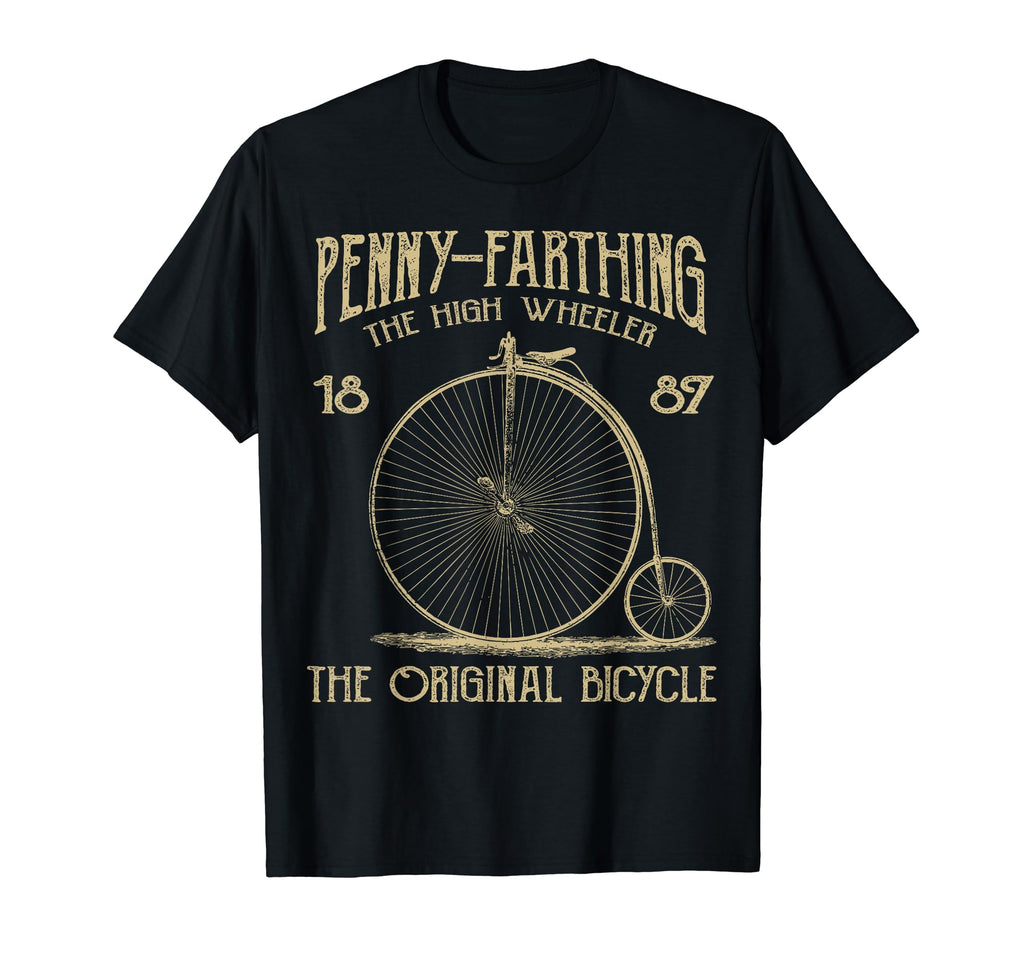 Penny Farthing Bike Bicycle Cycling T-Shirt - Fun Novelty Design Men Women - T-Shirt, Sweatshirt, Hoodie