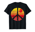 Peace Sign Distressed Sunset Peace T-Shirt - Aesthetic Graphic Men Women - T-Shirt, Sweatshirt, Hoodie