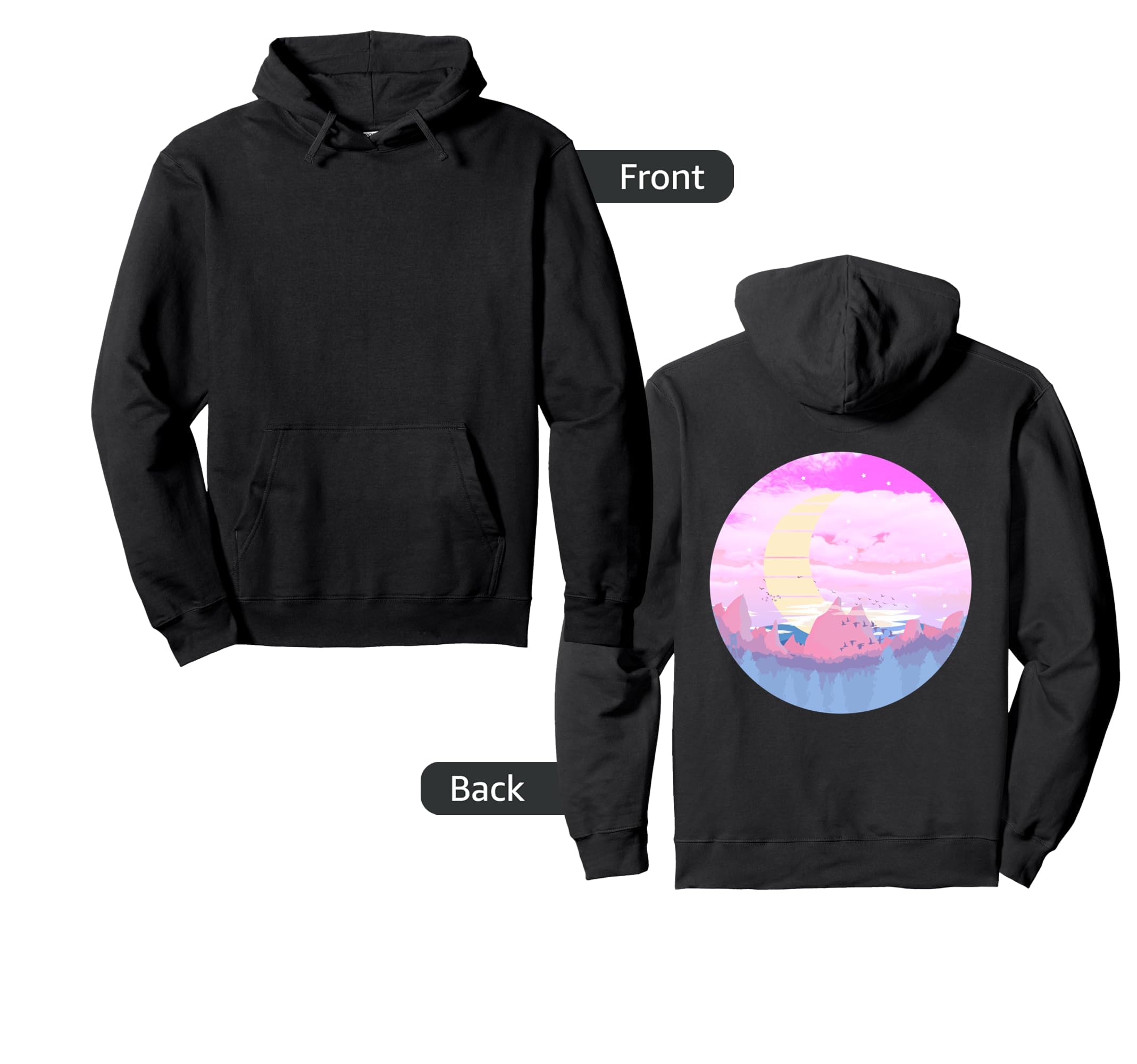 Vaporwave Aesthetic Japanese Hoodie - Casual Everyday Wear Men Women - T-Shirt, Sweatshirt, Hoodie