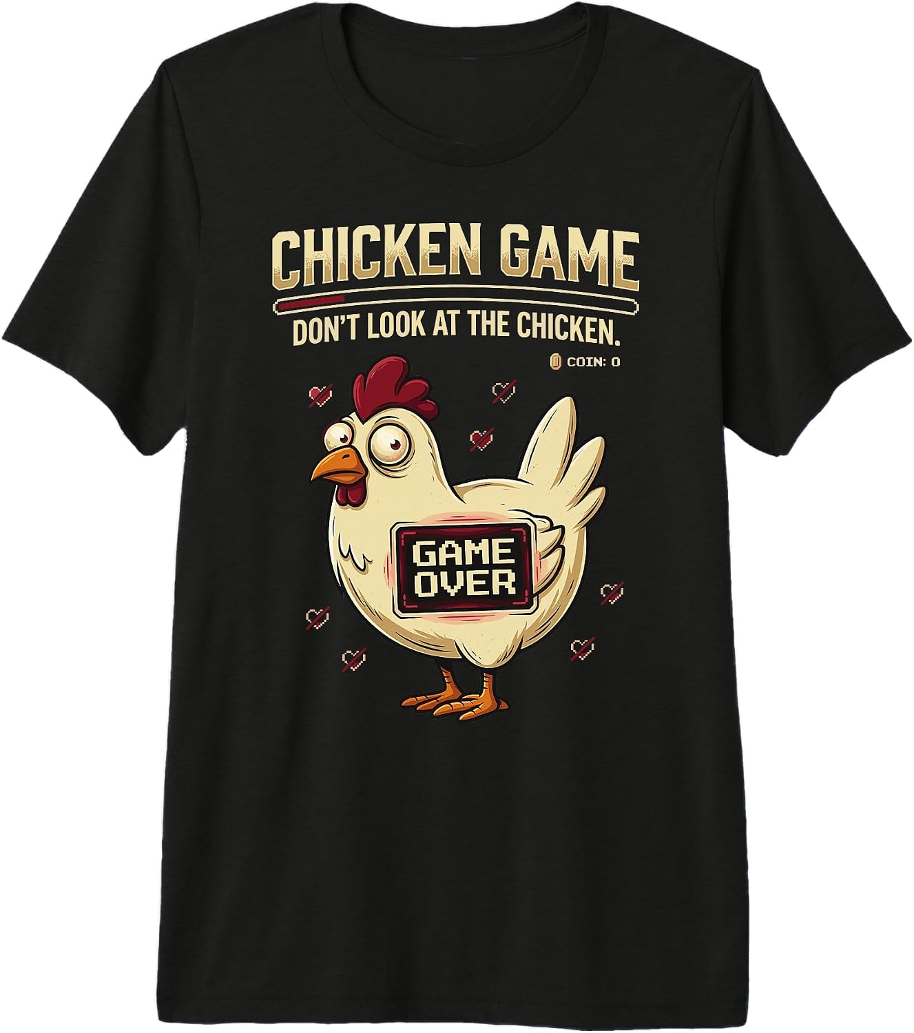 Barnyard 8 Bit Comedy Console Graphic - Adult & Kids T-Shirts, Sweatshirts & Hoodies apparel design preview 1