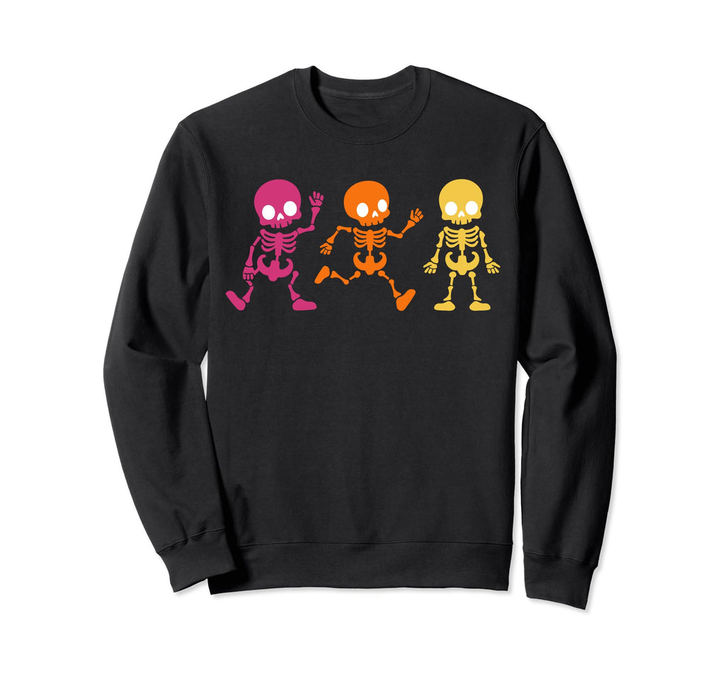 Funky Groovy Hippe Boho Skeletons Sweatshirt - Minimalist Print Unisex - T-Shirt, Sweatshirt, Hoodie