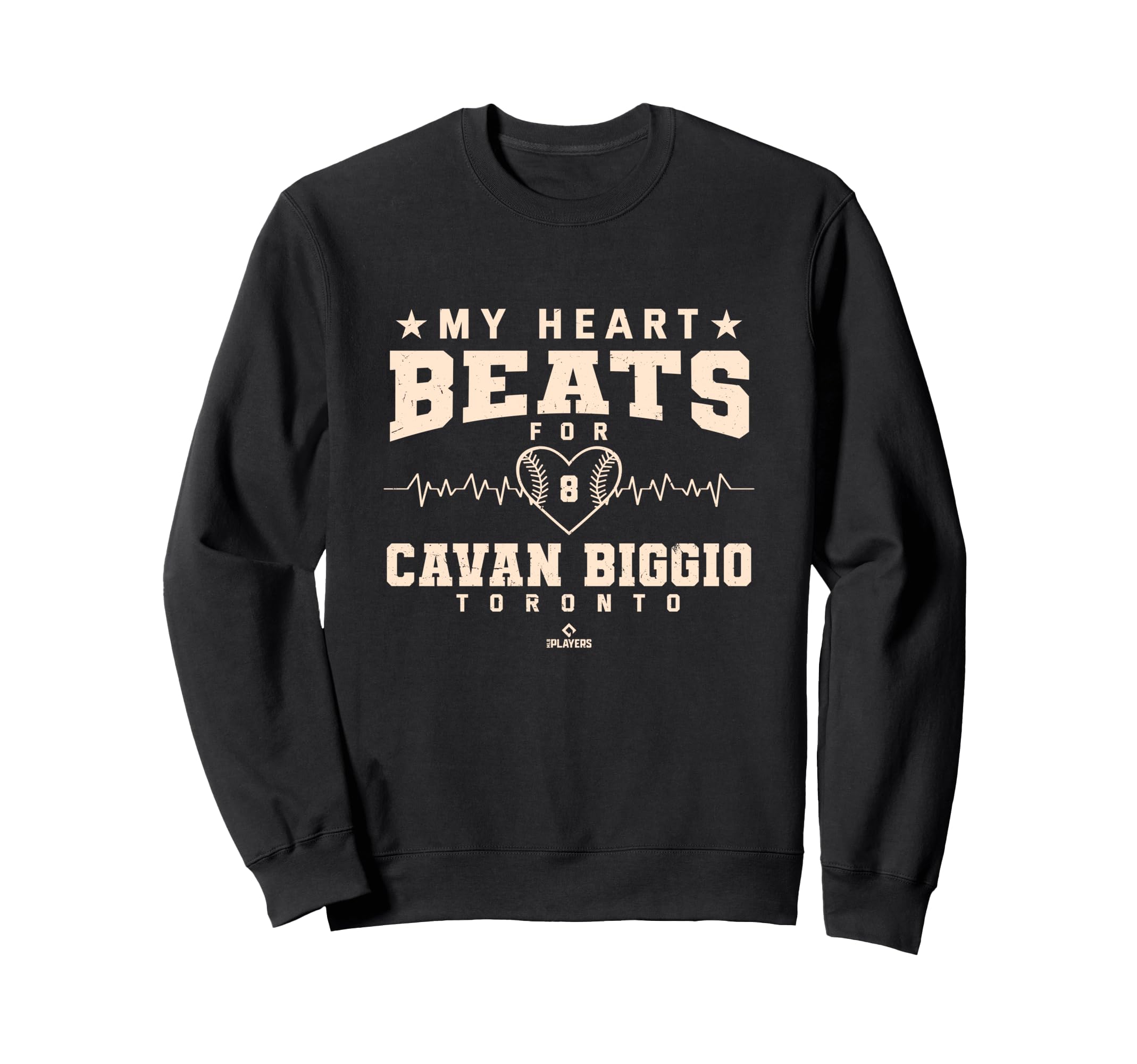 My Heart Beats Cavan Biggio Sweatshirt - Casual Everyday Wear Unisex - T-Shirt, Sweatshirt, Hoodie
