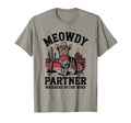 Meowdy Partner Cat Cowboy Cat T-Shirt - Custom Art Print Unisex - T-Shirt, Sweatshirt, Hoodie