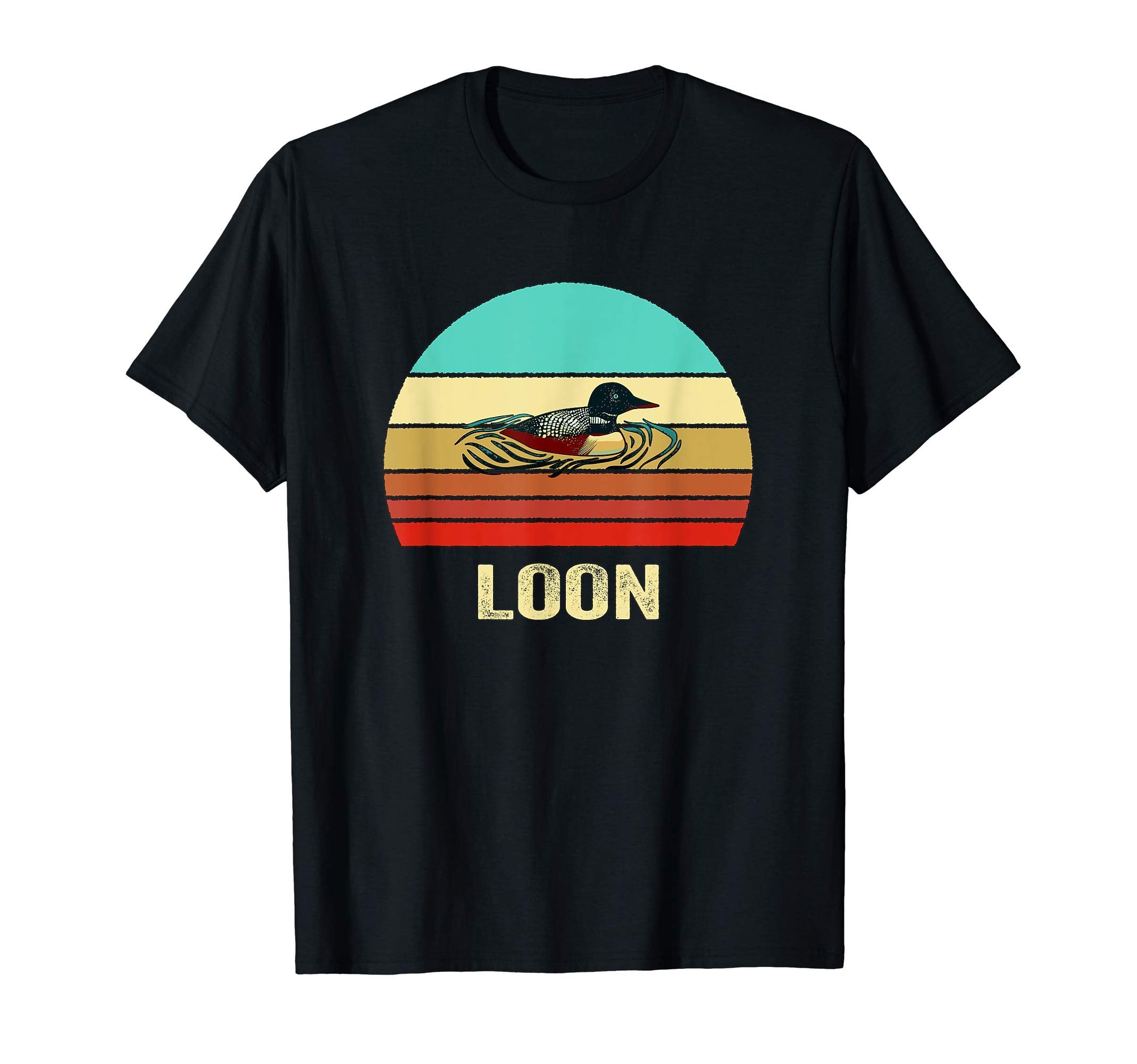Sunset Loon T-Shirt - Fun Novelty Design for Adults - T-Shirt, Sweatshirt, Hoodie