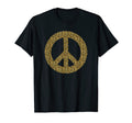 Leopard Cheetah Peace Sign Boho Hippie 60 T-Shirt - Trendy Graphic Unisex - T-Shirt, Sweatshirt, Hoodie