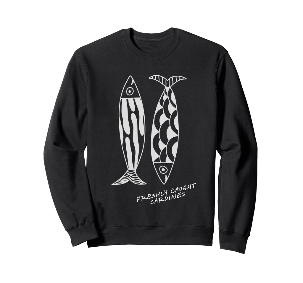 Sardines Fisherman Aesthetic Sweatshirt - Streetwear Style Unisex - T-Shirt, Sweatshirt, Hoodie