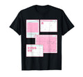 Vaporwave Aesthetic 90S Grunge Kawaii E T-Shirt - Custom Art Print Unisex - T-Shirt, Sweatshirt, Hoodie