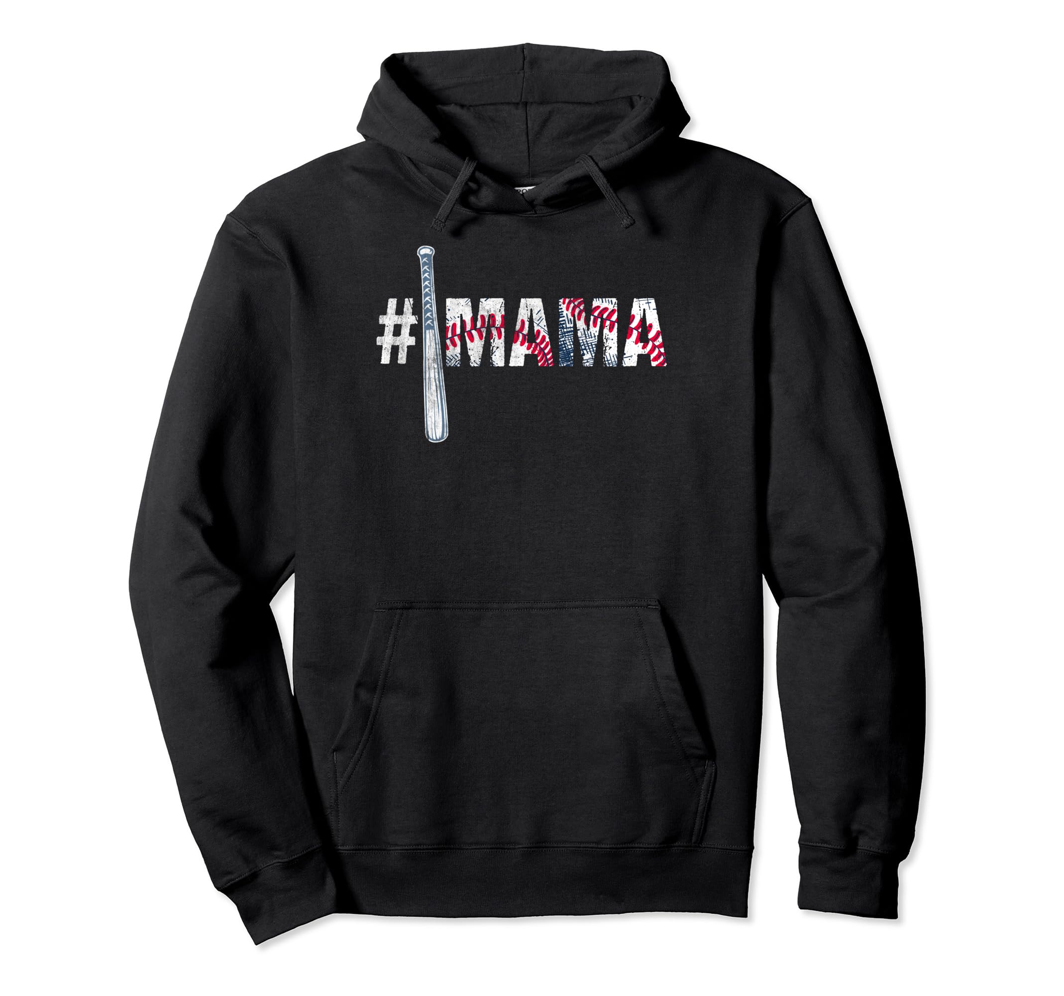 Number One Baseball Mom Mothers Day Hoodie - Minimalist Print for Adults - T-Shirt, Sweatshirt, Hoodie