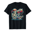 Halloween Skeleton Cassette Tape T-Shirt - Fun Novelty Design Men Women - T-Shirt, Sweatshirt, Hoodie