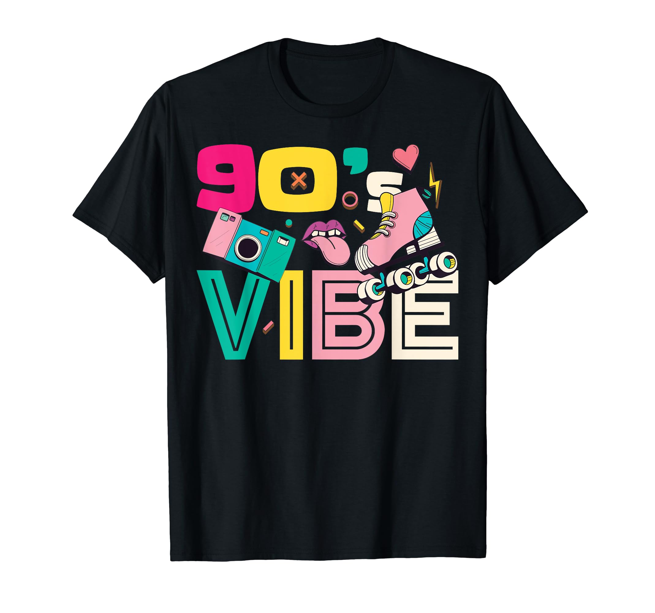 Throwback 90S Theme Party 90S Vibe T-Shirt - Unique Graphic for Adults - T-Shirt, Sweatshirt, Hoodie