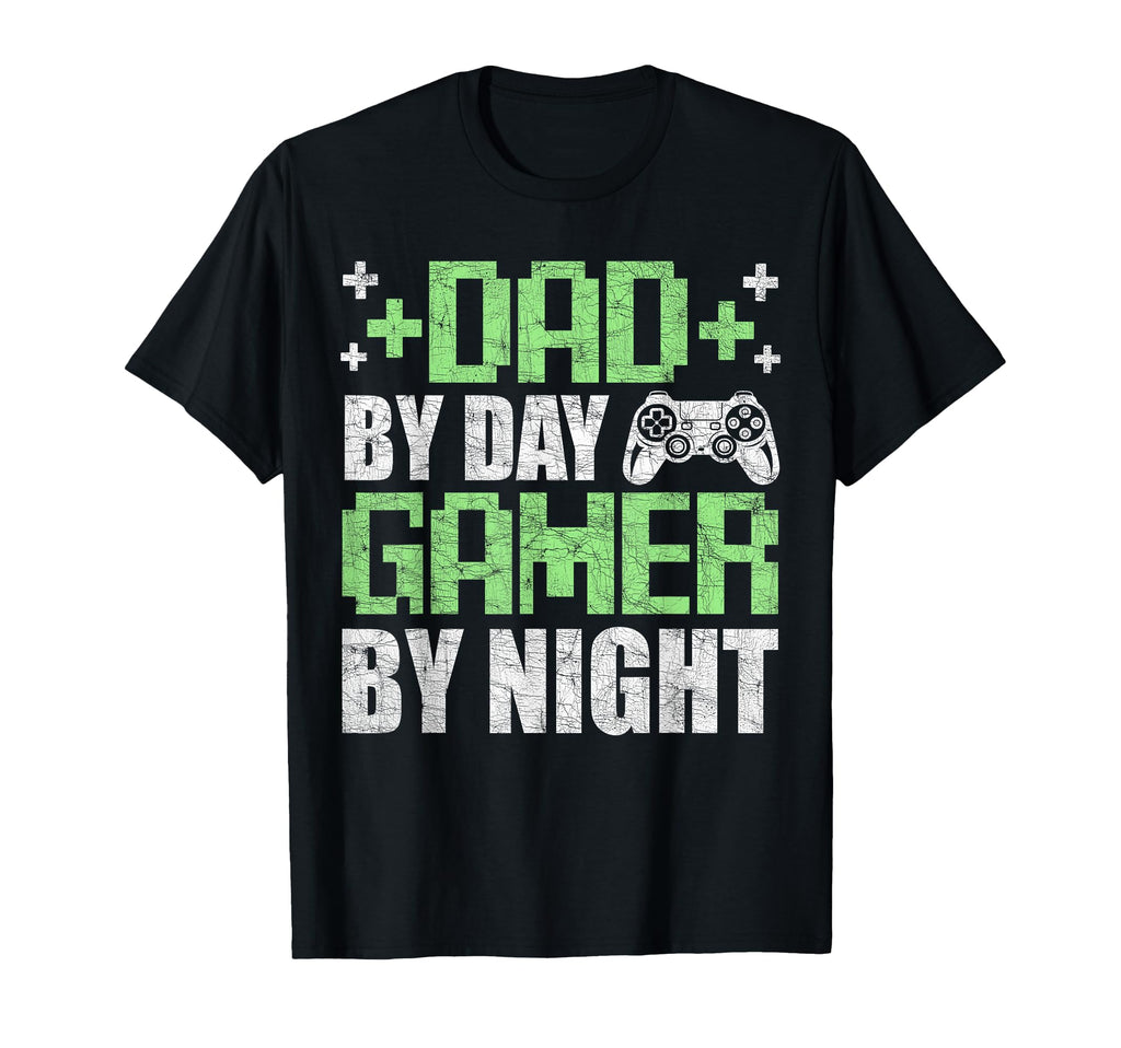 Gamer Dad Fathers Day Dad Day Gamer Night T-Shirt - Trendy Graphic Unisex - T-Shirt, Sweatshirt, Hoodie
