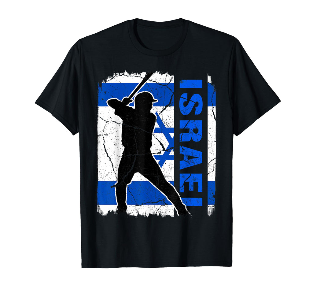 Israelis Baseball Player Israel Flag T-Shirt - Custom Art Print Men Women - T-Shirt, Sweatshirt, Hoodie