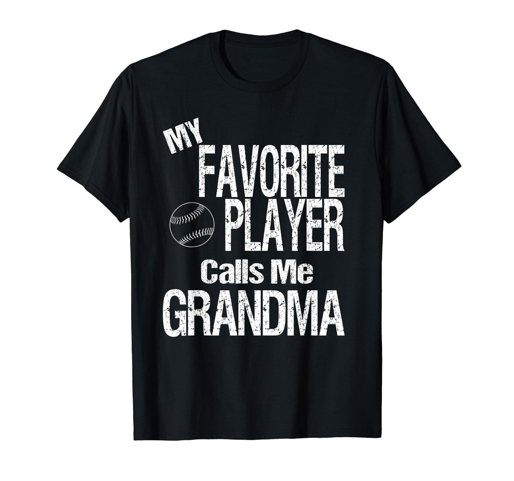 My Favorite Player Calls Me Grandma T-Shirt - Custom Art Print Unisex - T-Shirt, Sweatshirt, Hoodie