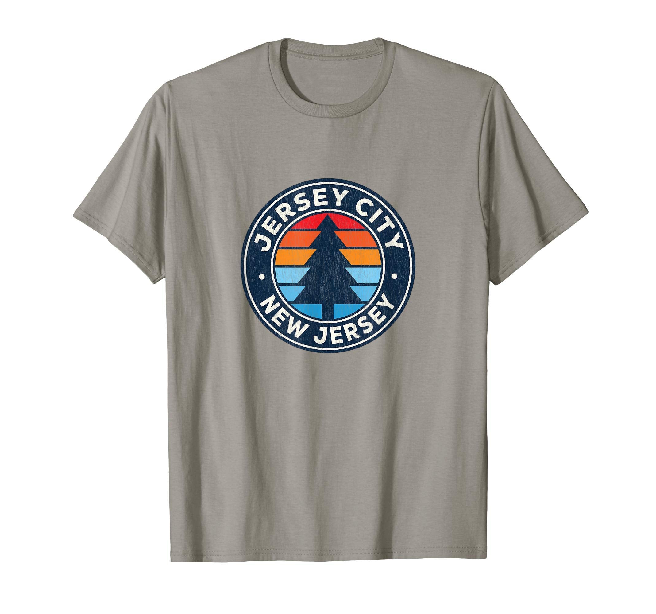 Jersey City New Jersey Nj 70S T-Shirt - Trendy Graphic for Adults - T-Shirt, Sweatshirt, Hoodie