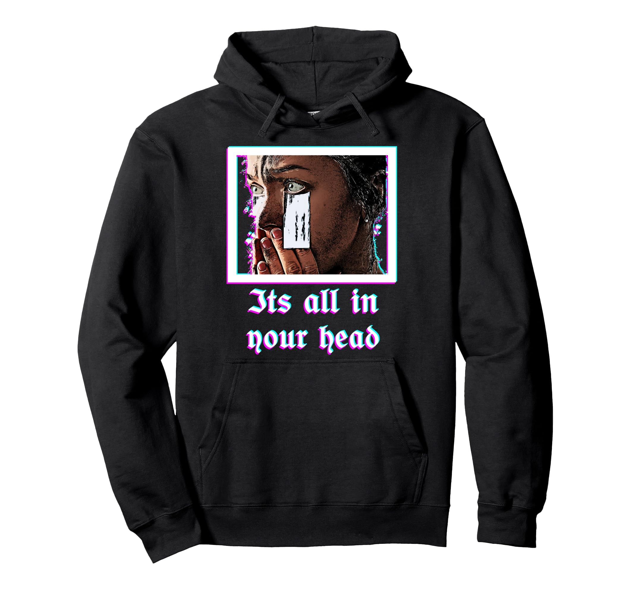 Tears Aesthetic Sad Vaporwave Hoodie - Trendy Graphic Unisex - T-Shirt, Sweatshirt, Hoodie