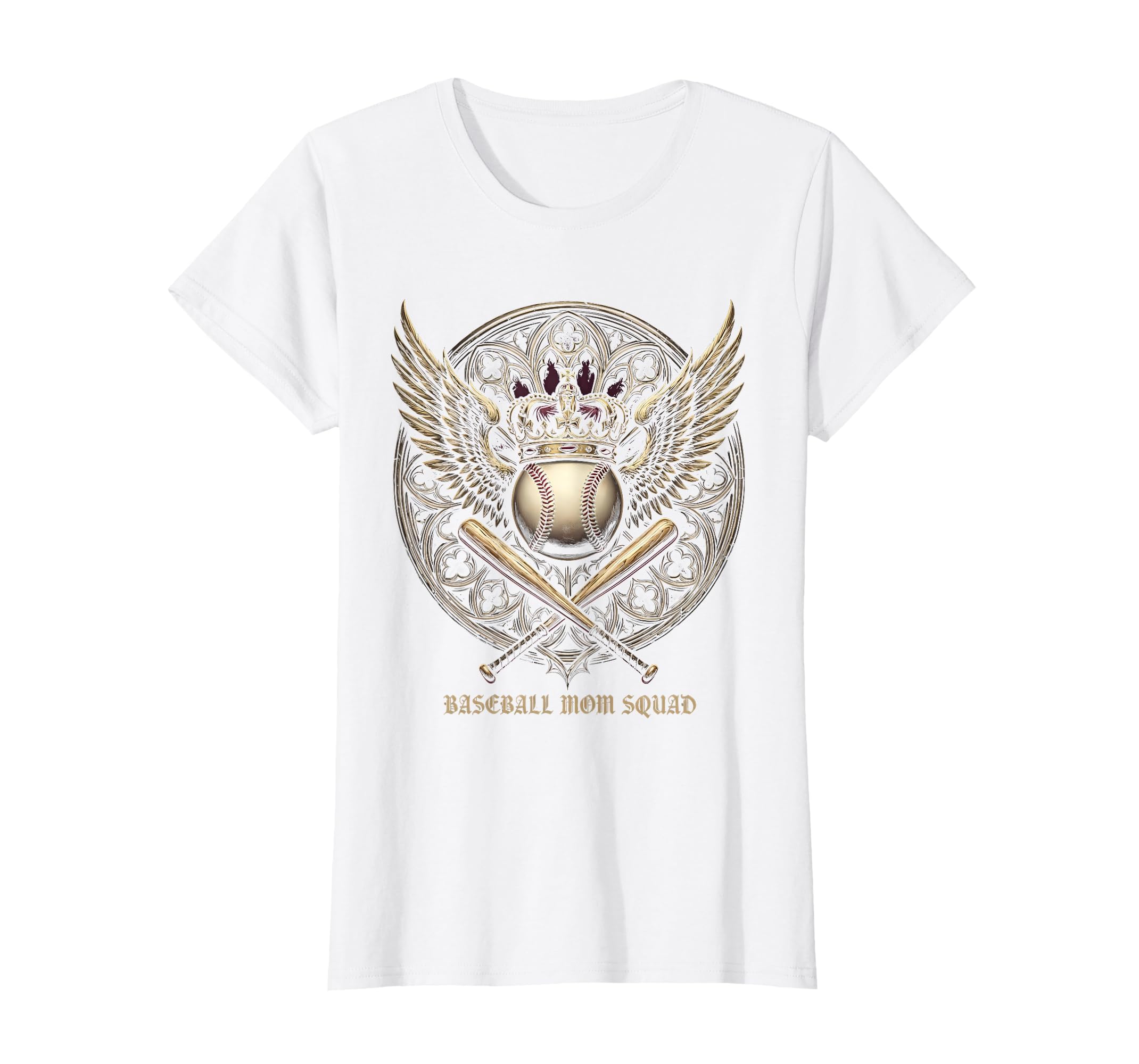 Baseball Mom Squad Proud Sports T-Shirt - Fun Novelty Design for Adults - T-Shirt, Sweatshirt, Hoodie