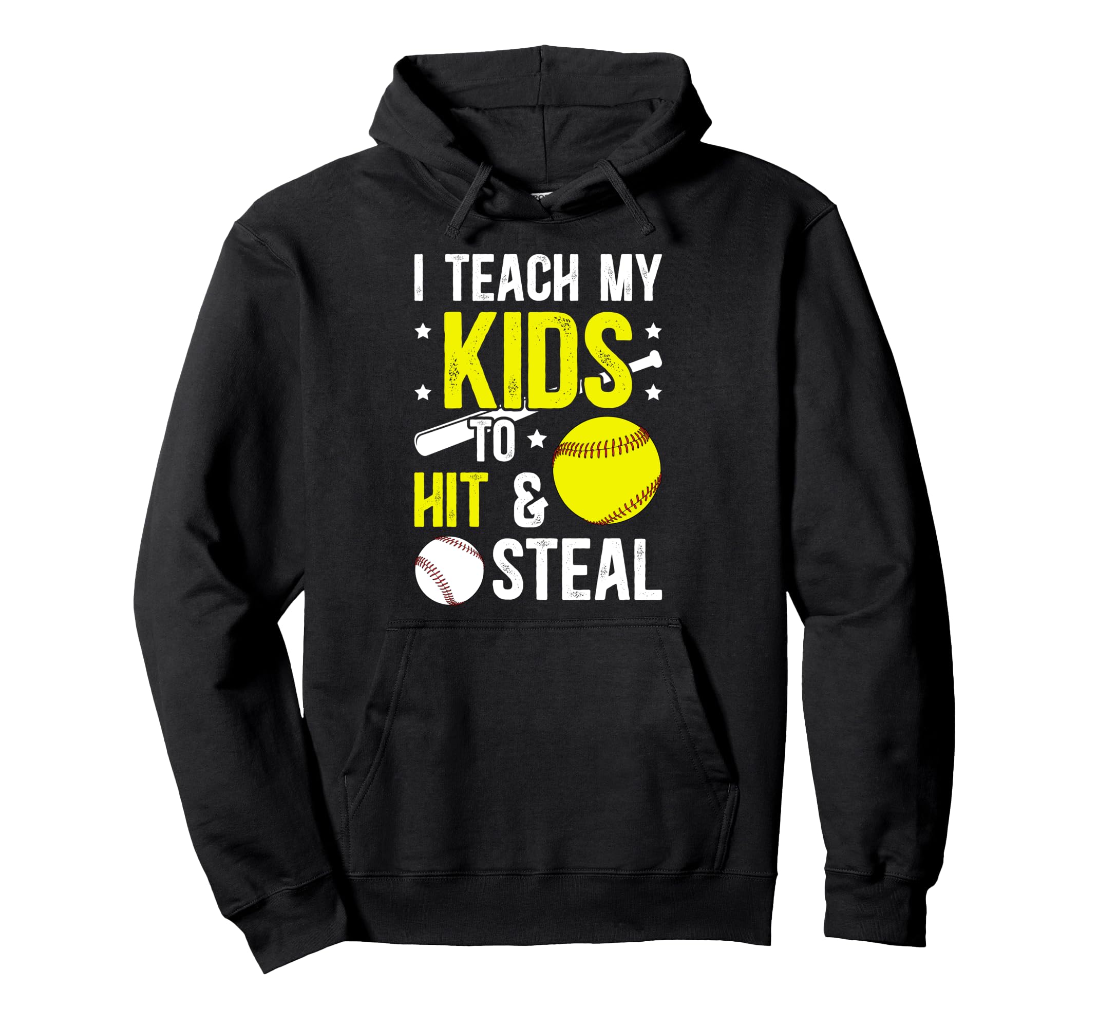 Baseball Softball Dad Funny Softball Hoodie - Novelty Apparel Unisex - T-Shirt, Sweatshirt, Hoodie
