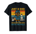 8 Bit Gamer Dad Funny Milk Joke Fathers T-Shirt - Aesthetic Graphic Unisex - T-Shirt, Sweatshirt, Hoodie