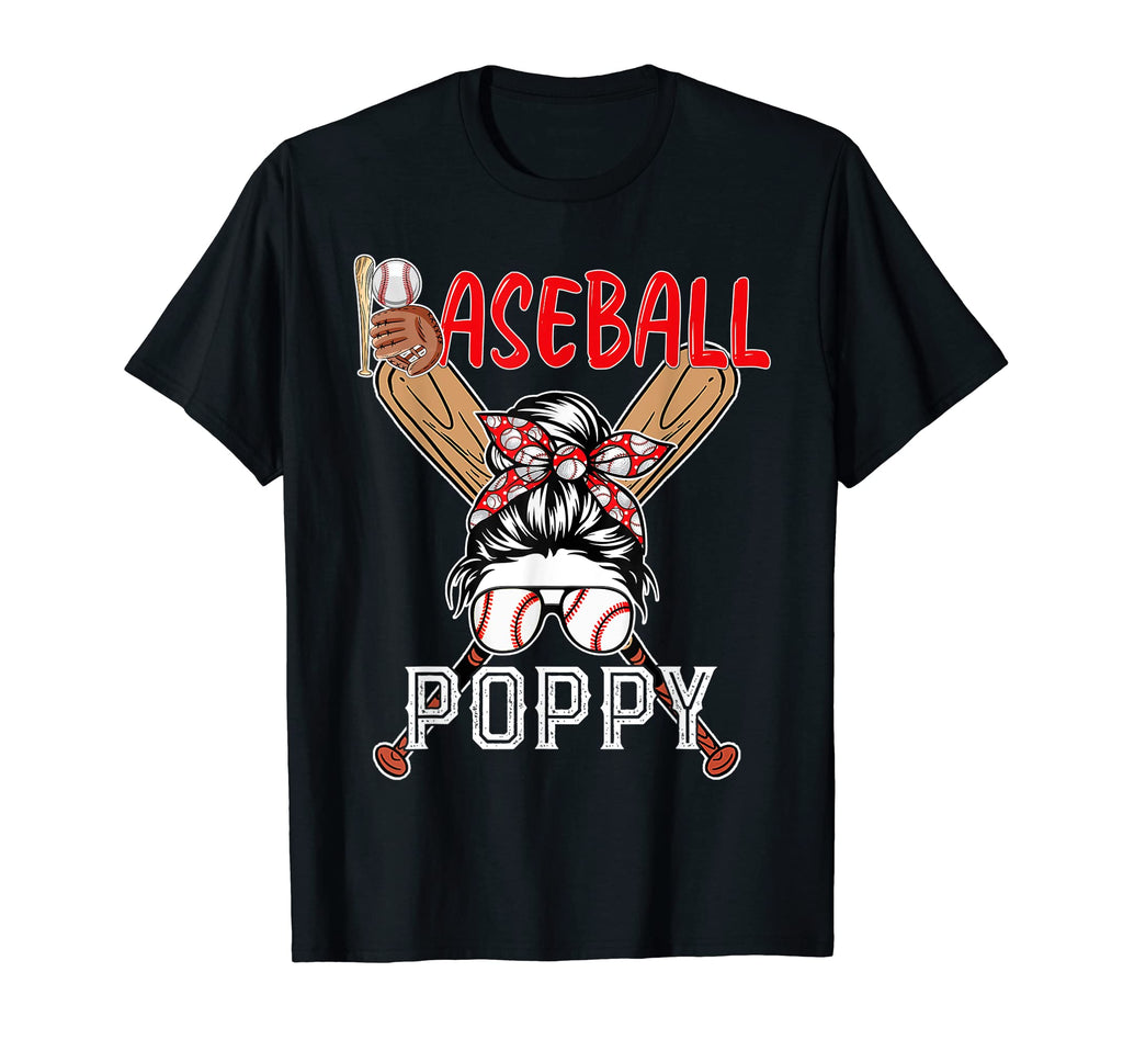 Baseball Poppy Baseball Family T-Shirt - Casual Everyday Wear for Adults - T-Shirt, Sweatshirt, Hoodie