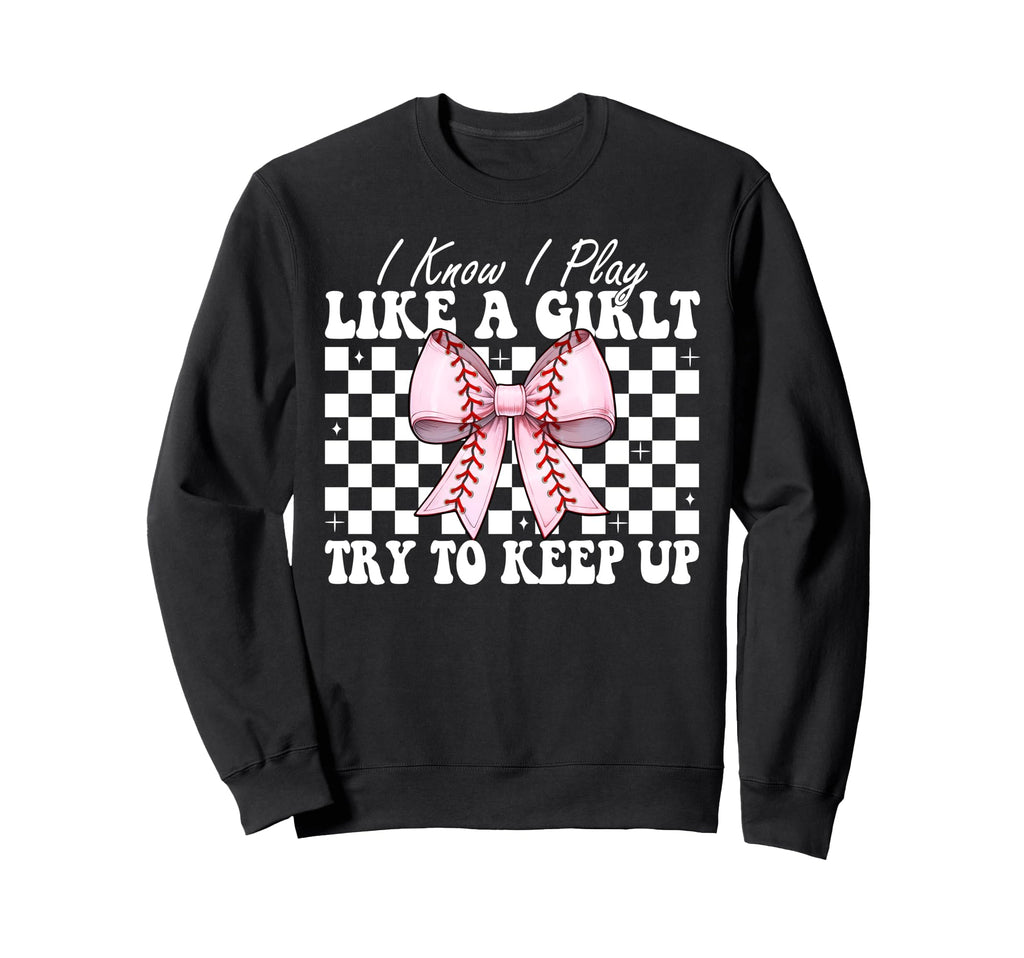 Baseball Mom Mama Coquette I Sweatshirt - Casual Everyday Wear Men Women - T-Shirt, Sweatshirt, Hoodie
