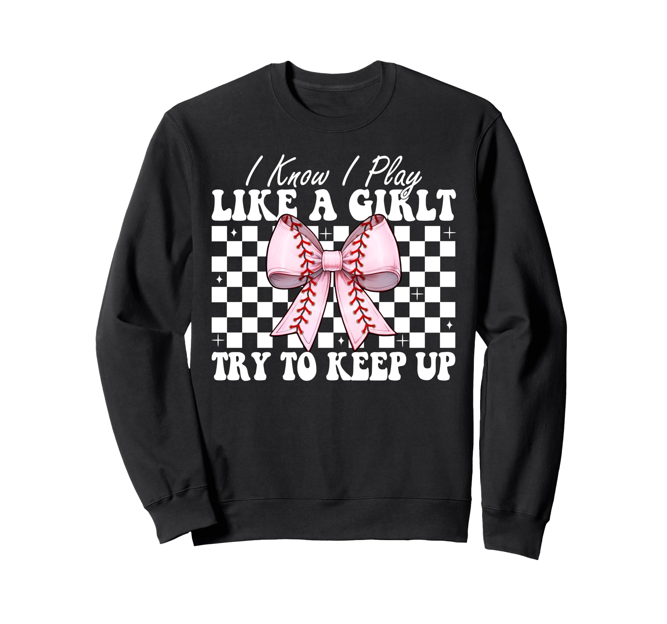 Baseball Mom Mama Coquette I Sweatshirt - Casual Everyday Wear Men Women - T-Shirt, Sweatshirt, Hoodie