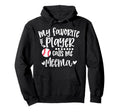 My Favorite Baseball Player Calls Me Meema Hoodie - Novelty Apparel Unisex - T-Shirt, Sweatshirt, Hoodie