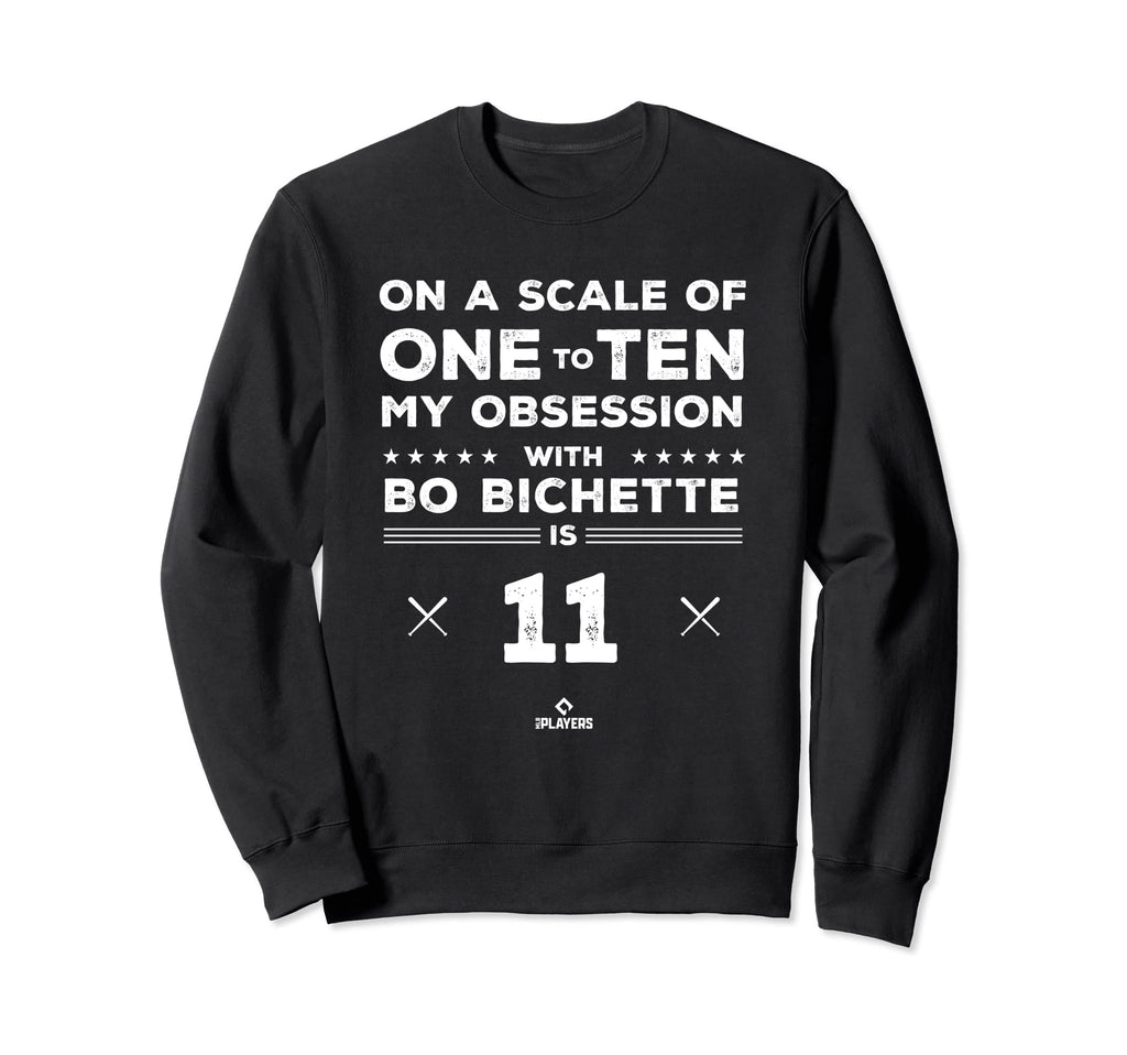 Bo Bichette Obsession Toronto Baseball Sweatshirt - Graphic Print Unisex - T-Shirt, Sweatshirt, Hoodie