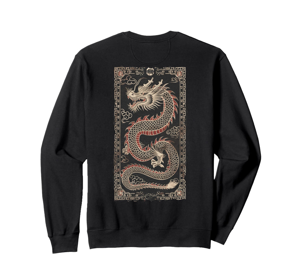 Aesthetic Back Dragon Y2K Sweatshirt - Streetwear Style Men Women - T-Shirt, Sweatshirt, Hoodie