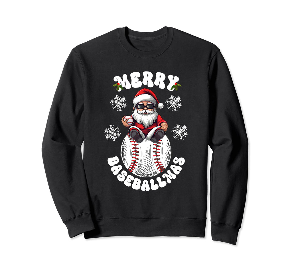 Baseball Pitcher Catcher Holiday Sweatshirt - Aesthetic Graphic for Adults - T-Shirt, Sweatshirt, Hoodie