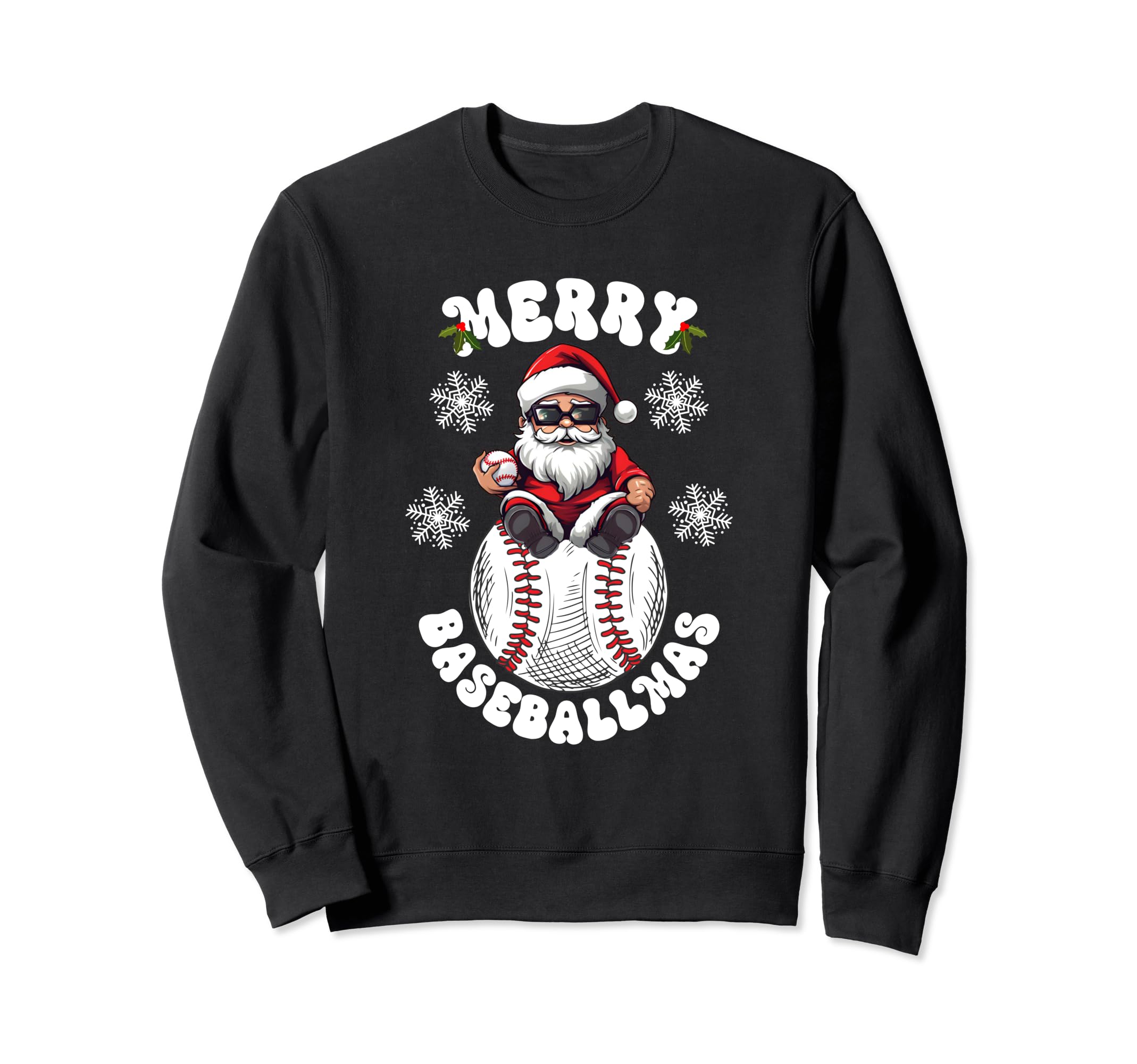 Baseball Pitcher Catcher Holiday Sweatshirt - Aesthetic Graphic for Adults - T-Shirt, Sweatshirt, Hoodie