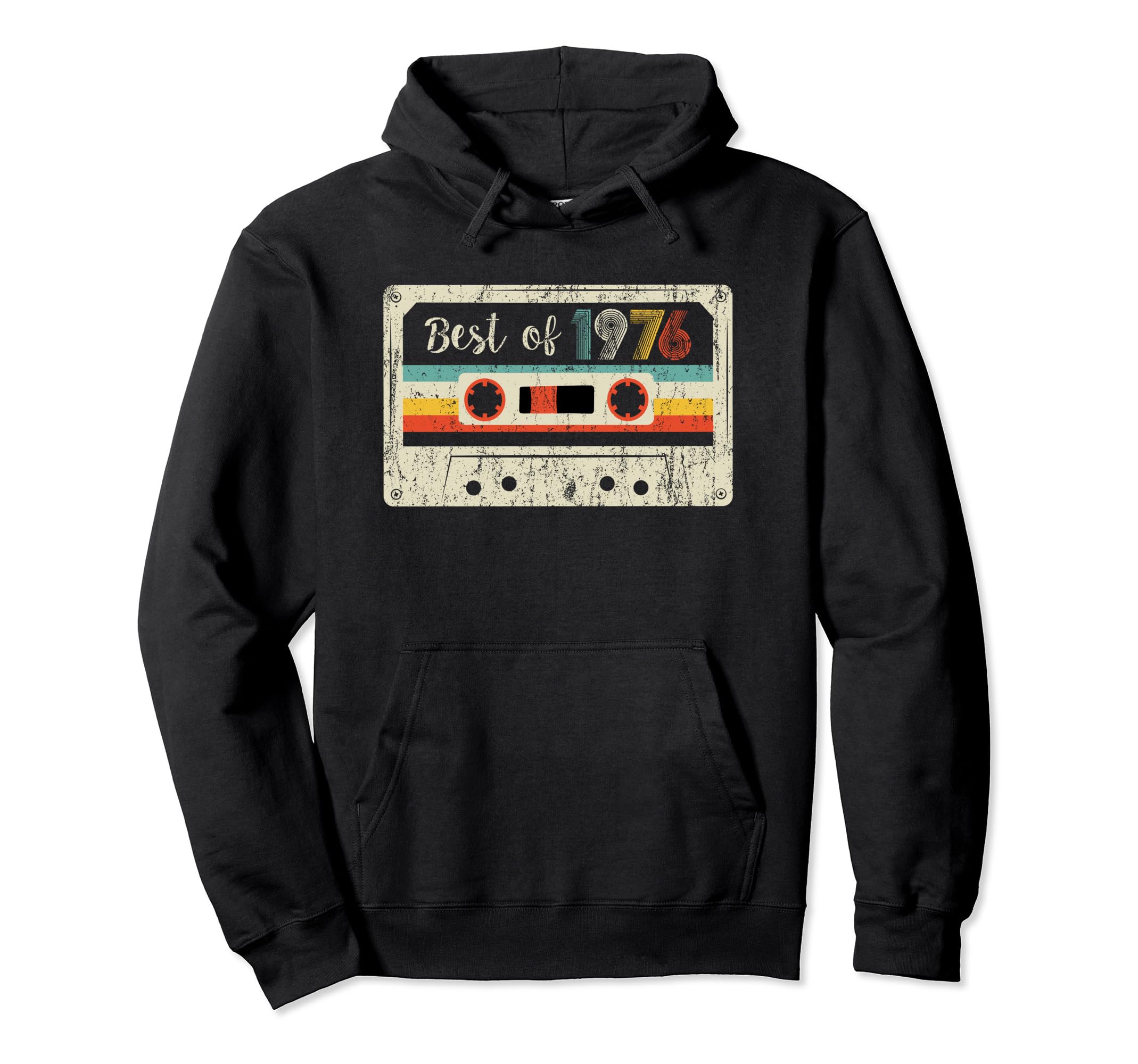 Best 1976 1976 Cassette Tape Birthday Hoodie - Novelty Apparel Unisex - T-Shirt, Sweatshirt, Hoodie