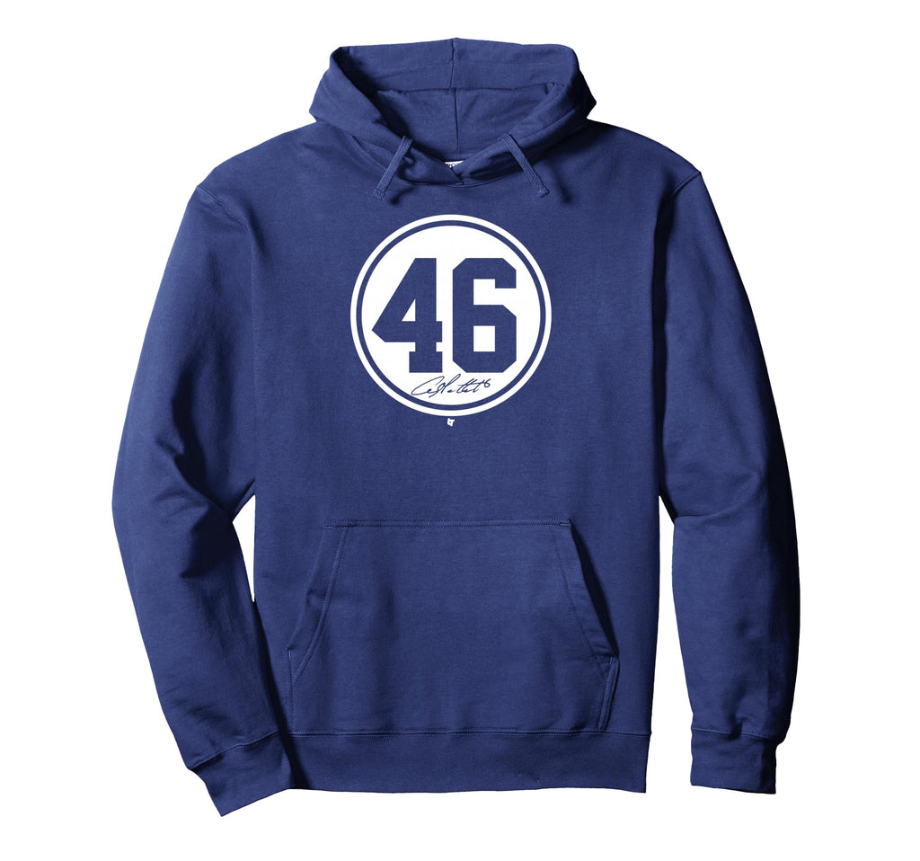 Andy Pettitte Number Circle New York Hoodie - Minimalist Print for Adults - T-Shirt, Sweatshirt, Hoodie