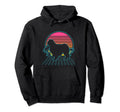 Clumber Spaniel 80S Vaporwave Hoodie - Fun Novelty Design Men Women - T-Shirt, Sweatshirt, Hoodie