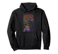 Psychedelic Cat Lady Trippy Hippie Hoodie - Trendy Graphic Men Women - T-Shirt, Sweatshirt, Hoodie