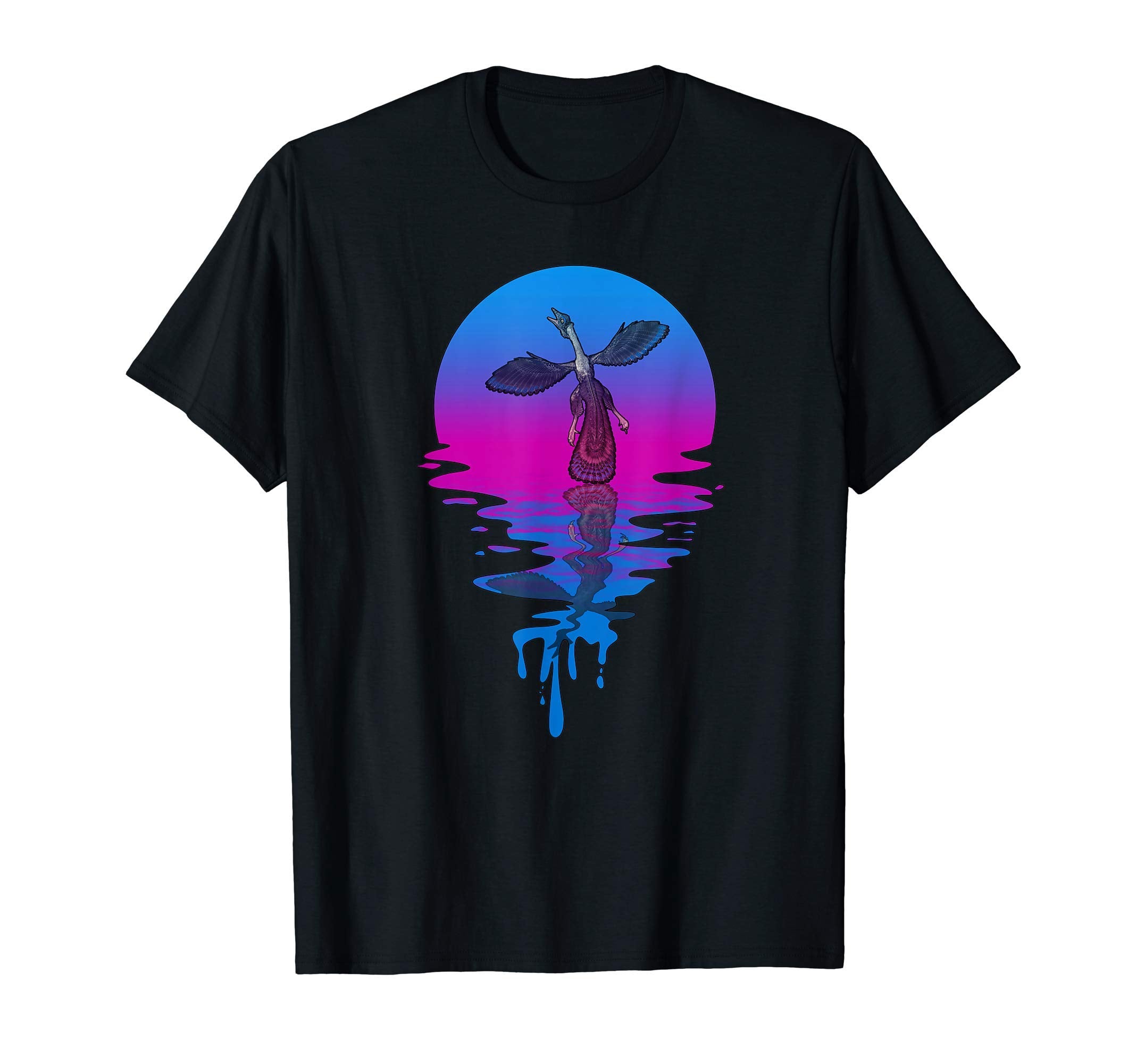 Sunset Archaeopteryx T-Shirt - Novelty Apparel for Adults - T-Shirt, Sweatshirt, Hoodie
