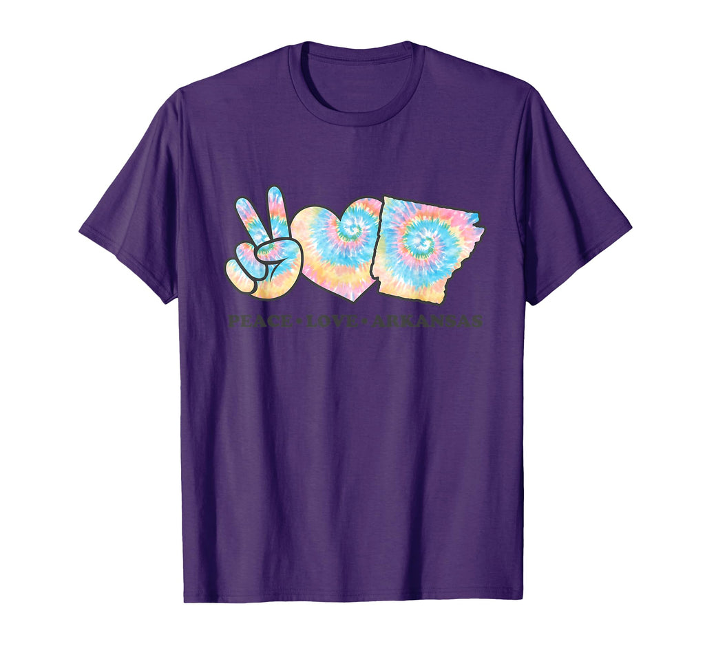 Tie Dye Arkansas Hippie Gift Co Sweatshirt - Minimalist Print Men Women - T-Shirt, Sweatshirt, Hoodie