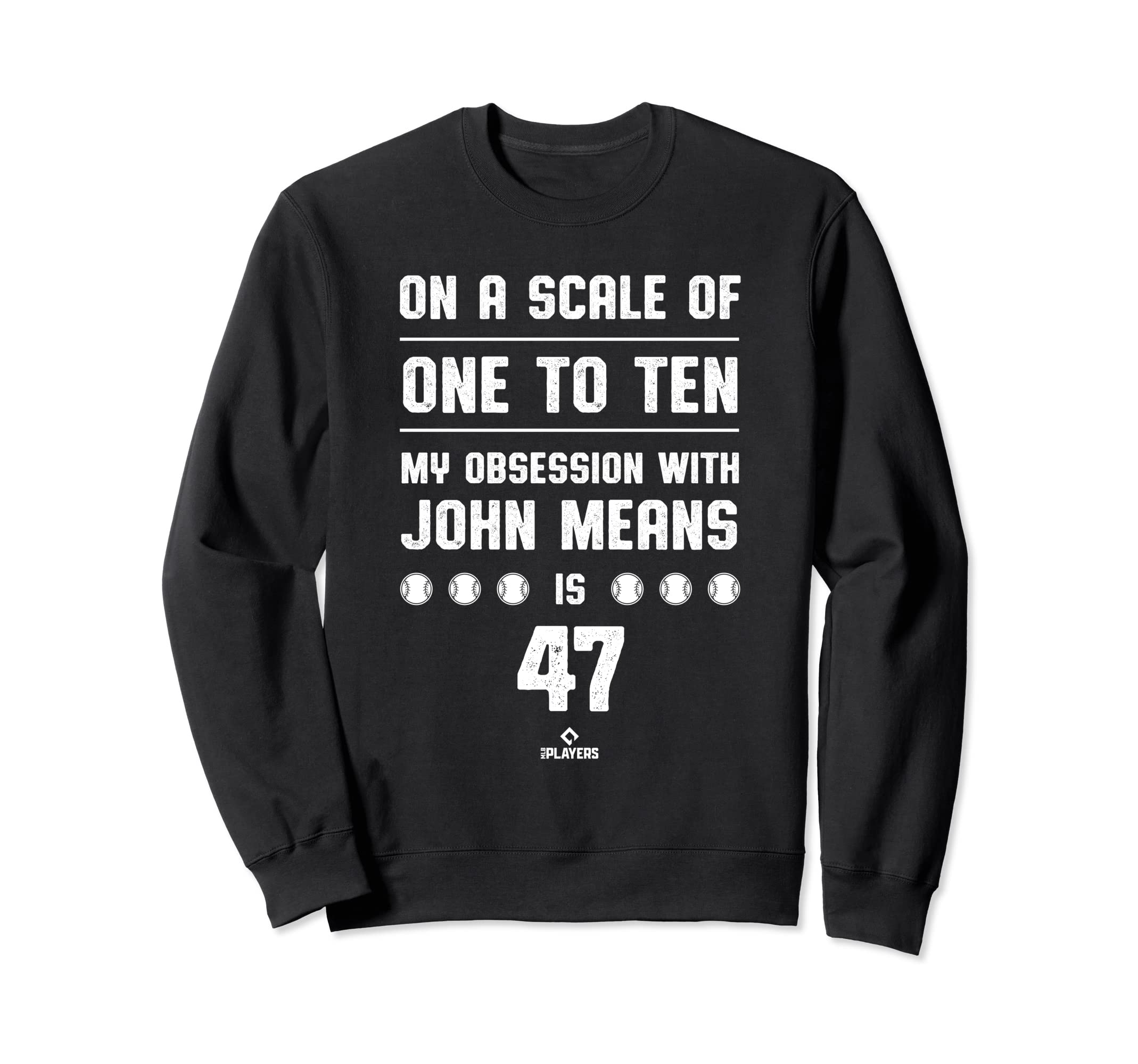 John Means Obsession Baltimore Sweatshirt - Minimalist Print Unisex - T-Shirt, Sweatshirt, Hoodie