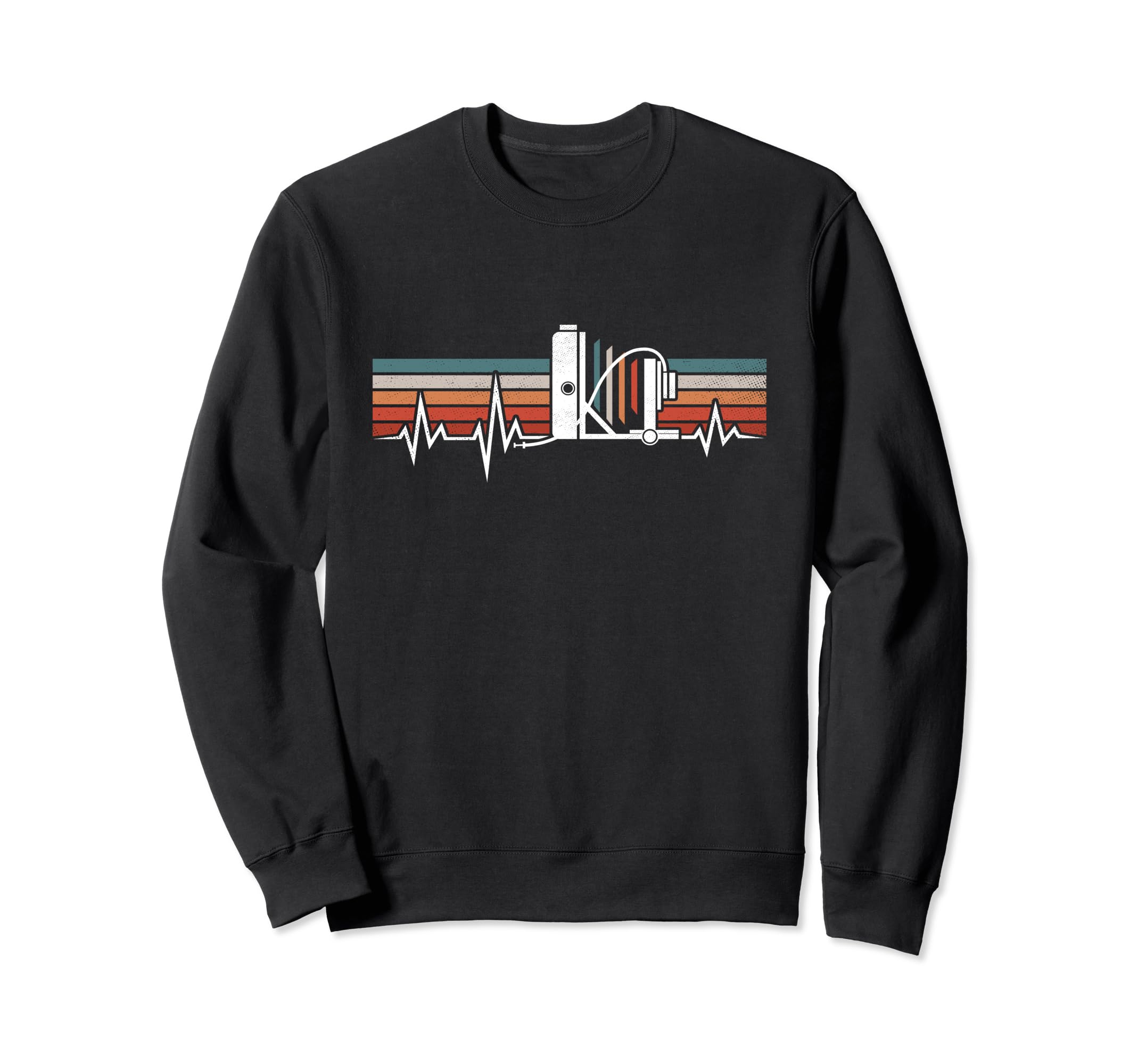 Large Format Field Camera Heartbeat Sweatshirt - Aesthetic Graphic Unisex - T-Shirt, Sweatshirt, Hoodie