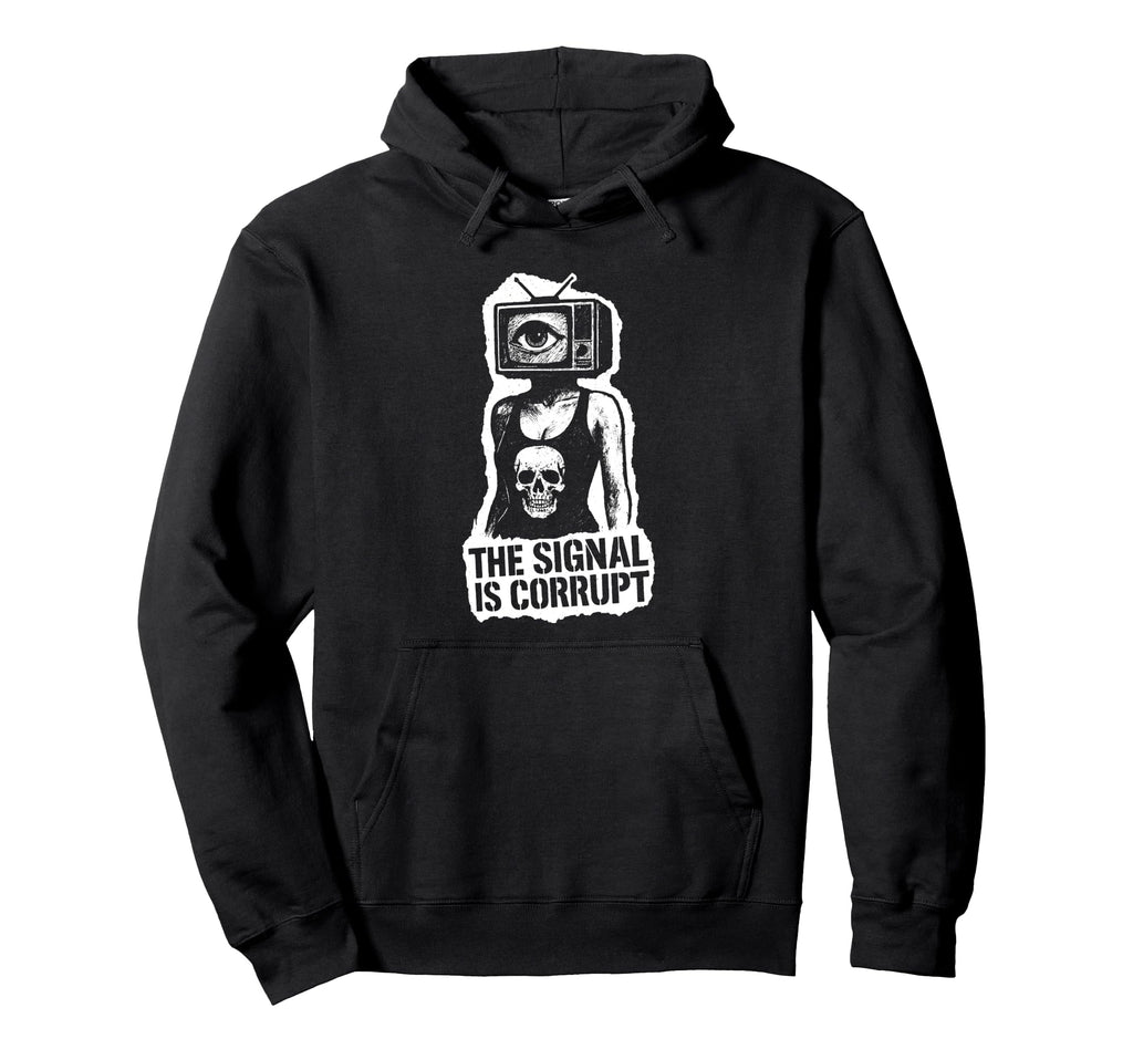 Punk Rock Skull 80S 90S Grunge Hoodie - Casual Everyday Wear Men Women - T-Shirt, Sweatshirt, Hoodie