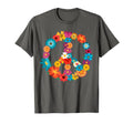 Peace Love 60S 70S Hippie Costume T-Shirt - Minimalist Print Unisex - T-Shirt, Sweatshirt, Hoodie