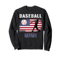 Proud Baseball Mimi Usa American Sweatshirt - Aesthetic Graphic Unisex - T-Shirt, Sweatshirt, Hoodie