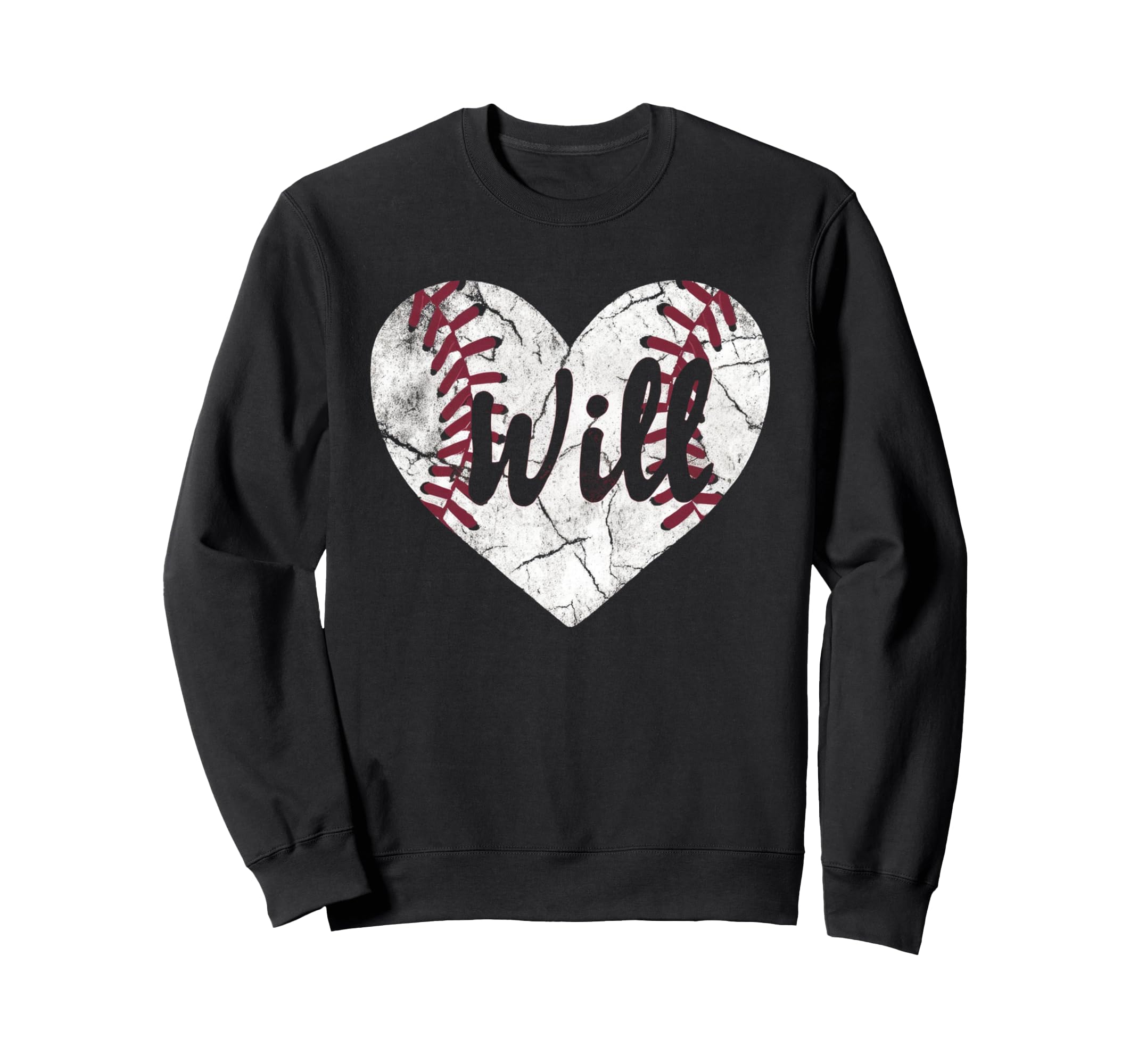 Will Baseball Personalized Name Sweatshirt - Aesthetic Graphic for Adults - T-Shirt, Sweatshirt, Hoodie